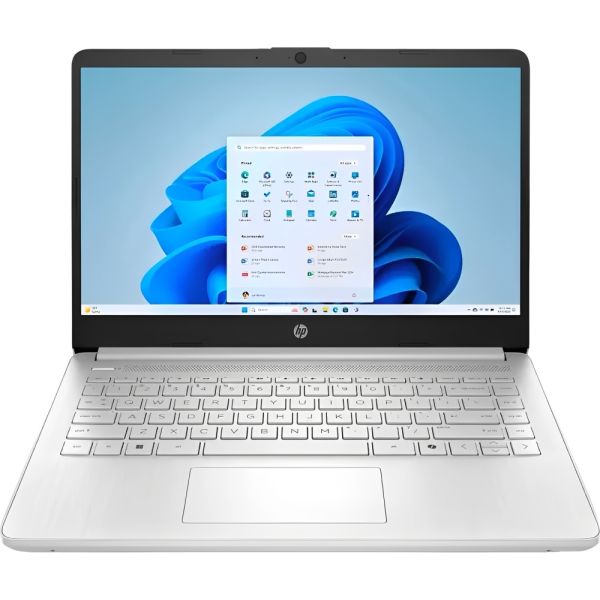 Notebook HP 14-DQ6011DX Silver - Intel N150 3.6GHz y 128GB UFS