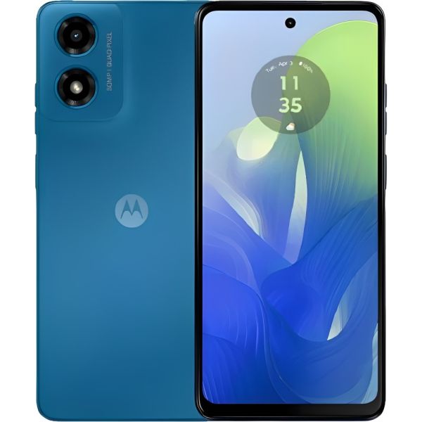 Motorola G04S 256GB Azul Satinado - PROMO 2X1 (Incluye Cargador)